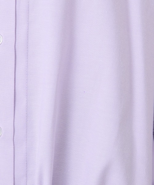 COLLAGE GALLARDAGALANTE（コラージュガリャルダガランテ）の「裾ドロストオックスシャツ（シャツ/ブラウス・レディース・パープル/オフホワイト/ブルー・FREE）」の5枚目の写真