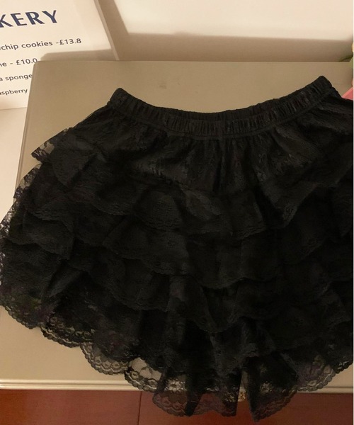 WEGO（ウィゴー）の「WEGO/【お気に入り1万人突破！】レースフリルショートパンツ（その他パンツ・レディース・ホワイト/ブラック/イエロー・FREE）」の10枚目の写真