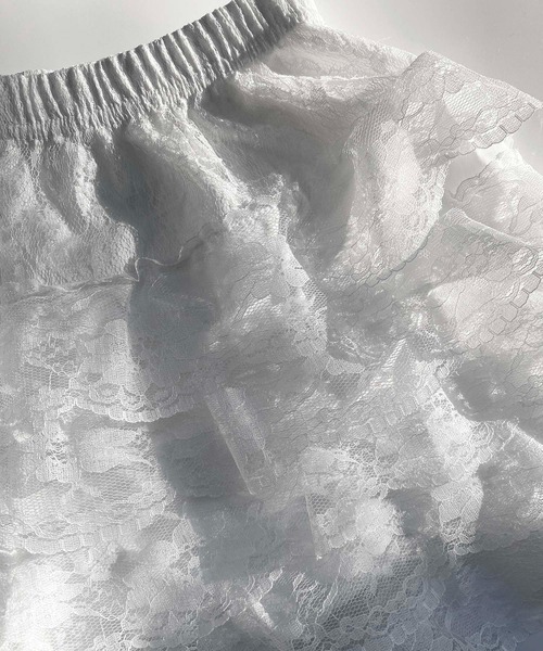 WEGO（ウィゴー）の「WEGO/【お気に入り1万人突破！】レースフリルショートパンツ（その他パンツ・レディース・ホワイト/ブラック/イエロー・FREE）」の11枚目の写真