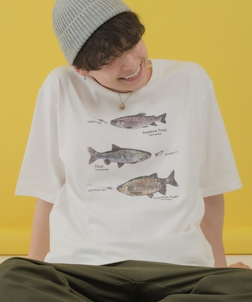 MUHET(ミュエータ)の「アソートアニマルプリントTシャツ(Tシャツ/カットソー・レディース・その他/オフホワイト/ホワイト系その他/ブラック・MEDIUM/X-LARGE)」の1枚目の写真