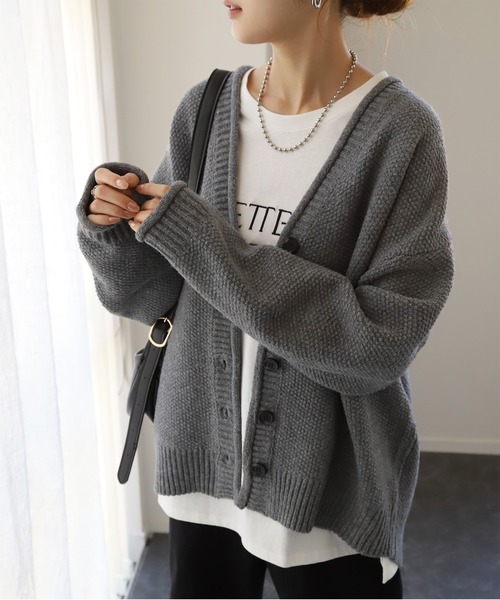 HUG.U(ハグユー)の「<選べる生地> 鹿のこショートカーデ 春夏薄手ver.新発売!(カーディガン/ボレロ・レディース・レッド/ベージュ/ダークグレー/マスタード/ブラック/アイボリー/ライトグレー/ホワイト/ミント/ライトブルー/ブラック系その他/レッド系その他・FREE)」の18枚目の写真