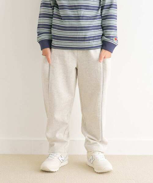 URBAN RESEARCH DOORS（アーバンリサーチドアーズ）の「裏毛切替ラインパンツ(KIDS)（その他パンツ・キッズ・チャコールグレー/ホワイト系その他・120/135/105）」の6枚目の写真
