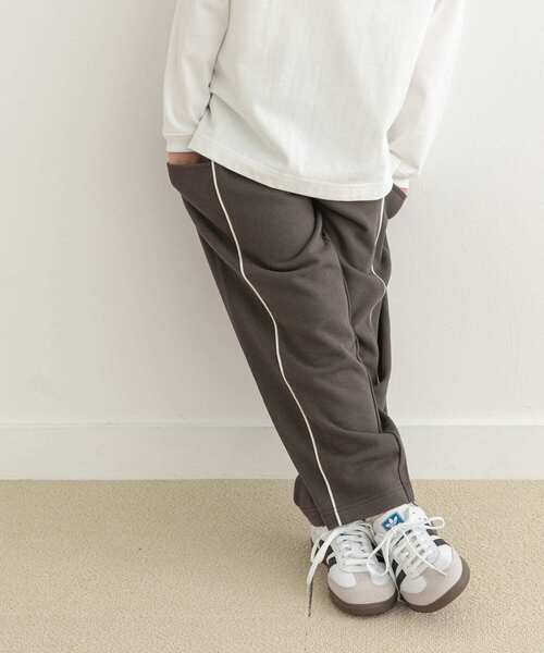 URBAN RESEARCH DOORS（アーバンリサーチドアーズ）の「裏毛切替ラインパンツ(KIDS)（その他パンツ・キッズ・チャコールグレー/ホワイト系その他・120/135/105）」の19枚目の写真