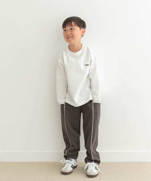 URBAN RESEARCH DOORS（アーバンリサーチドアーズ）の「裏毛切替ラインパンツ(KIDS)（その他パンツ・キッズ・チャコールグレー/ホワイト系その他・120/135/105）」の20枚目の写真