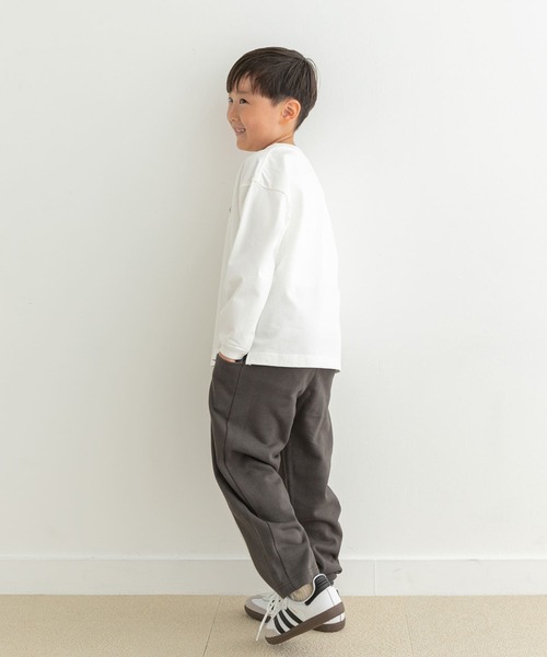 URBAN RESEARCH DOORS（アーバンリサーチドアーズ）の「裏毛切替ラインパンツ(KIDS)（その他パンツ・キッズ・チャコールグレー/ホワイト系その他・120/135/105）」の22枚目の写真