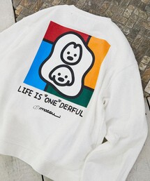 FREAK'S STORE | matsui×FREAK'S STORE/マツイ×フリークスストア 別注 「もにゅもにゅ」キッズ バックプリント スウェット(スウェット)