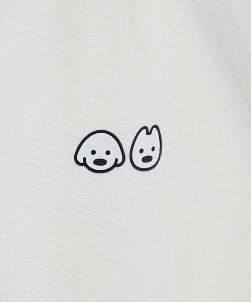 FREAK'S STORE(フリークスストア)の「matsui×FREAK'S STORE/マツイ×フリークスストア 別注 「もにゅもにゅ」キッズ バックプリント スウェット(スウェット・キッズ・ブラック/グレー/ホワイト・MEDIUM/LARGE/SMALL)」の7枚目の写真