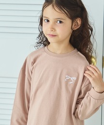 pairmanon | ワンポイント オリジナル刺繍 長袖 Tシャツ(Tシャツ/カットソー)