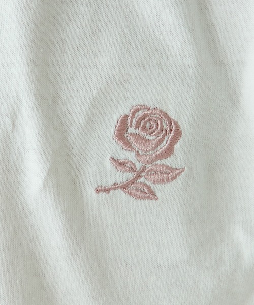 pairmanon（ペアマノン）の「ワンポイント オリジナル刺繍 長袖 Tシャツ（Tシャツ/カットソー・キッズ・ベージュ/ピンク/ホワイト/グリーン/ブラウン/ライトピンク/ライトブルー/ピンク系その他/オリーブ/ブラック・90/100/110/150/130/120/140/80）」の20枚目の写真