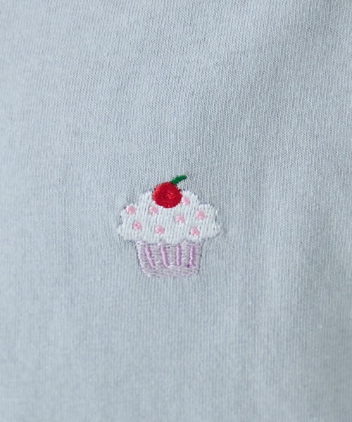 pairmanon（ペアマノン）の「ワンポイント オリジナル刺繍 長袖 Tシャツ（Tシャツ/カットソー・キッズ・ベージュ/ピンク/ホワイト/グリーン/ブラウン/ライトピンク/ライトブルー/ピンク系その他/オリーブ/ブラック・90/100/110/150/130/120/140/80）」の18枚目の写真