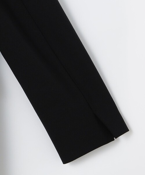 NOLLEY’S(ノーリーズ)の「《セットアップ対応》プレミアムストレッチ Vネックダブル釦ジャケット(ノーカラージャケット・レディース・キャメル/ブラック・38/36)」の21枚目の写真