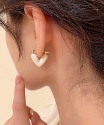 ハートピアス レディース 耳飾り