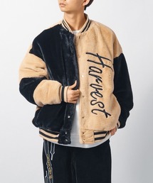 En serio TOKYO（エンソリオトーキョー）の「【RE730】 ふわふわもこもこのバーシティージャケット　MA1（MA-1）」