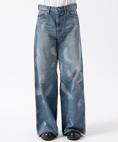 MASU（エムエーエスユー）の「【MASU/エムエーエスユー】MASU BOYS FEATHER BAGGY JEANS（デニムパンツ・メンズ・ブラック/ダークインディゴブルー・44/46）」の17枚目の写真