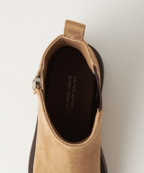 green label relaxing(グリーンレーベルリラクシング)の「サイドジップゴアブーツ / キッズ 17cm-21cm(ブーツ・キッズ・ベージュ/ブラック・17cm/18cm/19cm/20cm/21cm)」の11枚目の写真
