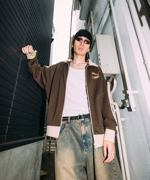 【レアカラー】PUMA トラックジャケット ブラウン×ベージュ Lサイズ 楽天市場】トラックジャケット プーマ（サイズ（S/M/L）L）（トップス