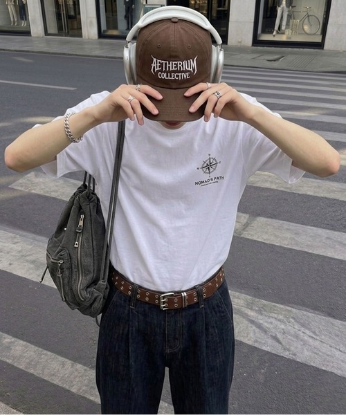 SPINNS(スピンズ)の「合皮ハトメベルト/ダブルピン/ユニセックス(ベルト・メンズ・B/A・ONESIZE)」の10枚目の写真