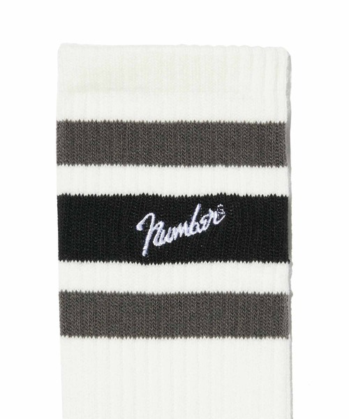 NUMBER (N)INE（ナンバーナイン）の「FRUIT OF THE LOOMxNUMBER(N)INE 2 パックソックス（ソックス/靴下・メンズ・ブラック/ホワイト・25cm～27cm）」の13枚目の写真