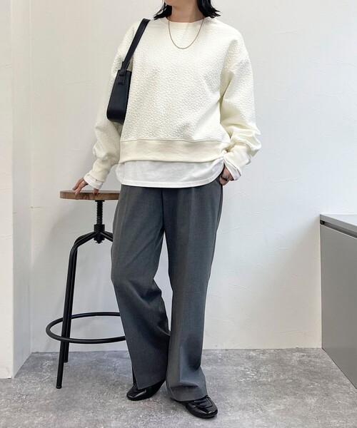 【セール】レオパードジャガードカットプルオーバー（Tシャツ/カットソー）｜fredy emue（フレディエミュ）