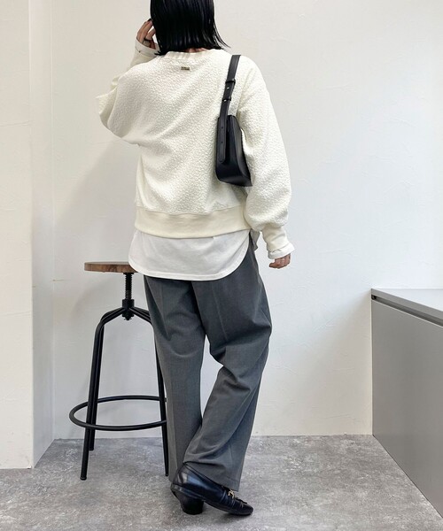 【セール】レオパードジャガードカットプルオーバー（Tシャツ/カットソー）｜fredy emue（フレディエミュ）