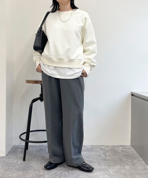 【セール】レオパードジャガードカットプルオーバー（Tシャツ/カットソー）｜fredy emue（フレディエミュ）