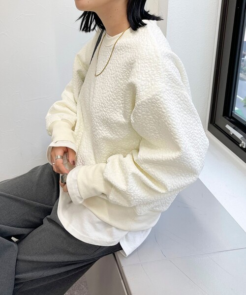 【セール】レオパードジャガードカットプルオーバー（Tシャツ/カットソー）｜fredy emue（フレディエミュ）