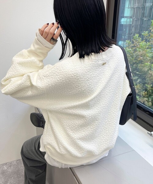 【セール】レオパードジャガードカットプルオーバー（Tシャツ/カットソー）｜fredy emue（フレディエミュ）