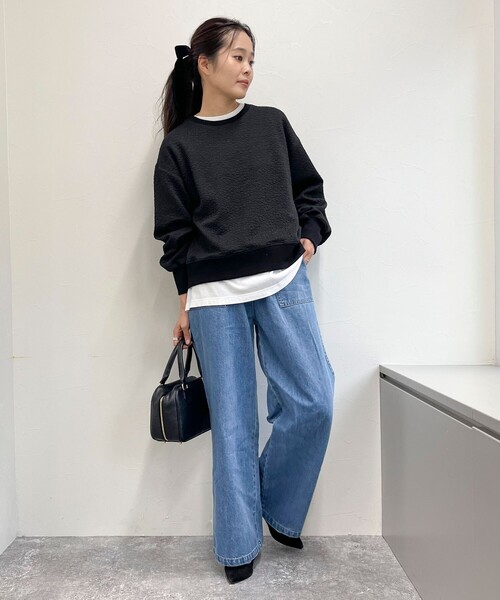 【セール】レオパードジャガードカットプルオーバー（Tシャツ/カットソー）｜fredy emue（フレディエミュ）