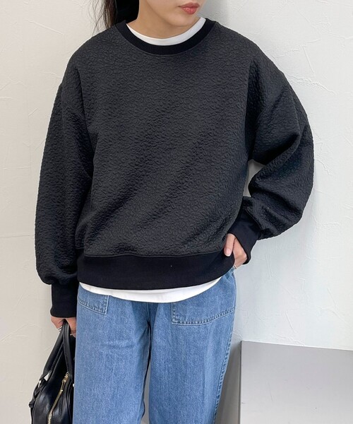 【セール】レオパードジャガードカットプルオーバー（Tシャツ/カットソー）｜fredy emue（フレディエミュ）