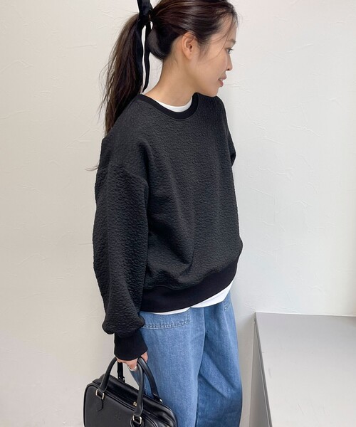 【セール】レオパードジャガードカットプルオーバー（Tシャツ/カットソー）｜fredy emue（フレディエミュ）