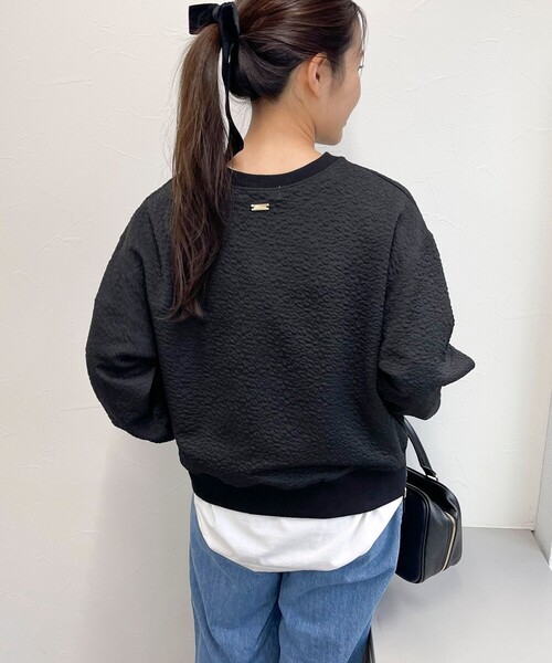 【セール】レオパードジャガードカットプルオーバー（Tシャツ/カットソー）｜fredy emue（フレディエミュ）