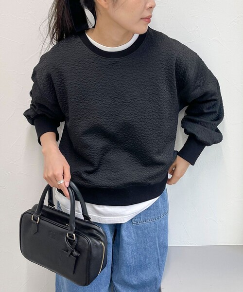 【セール】レオパードジャガードカットプルオーバー（Tシャツ/カットソー）｜fredy emue（フレディエミュ）