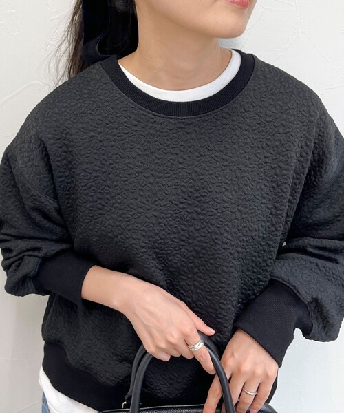 【セール】レオパードジャガードカットプルオーバー（Tシャツ/カットソー）｜fredy emue（フレディエミュ）