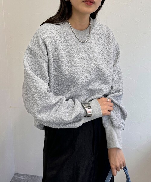 【セール】レオパードジャガードカットプルオーバー（Tシャツ/カットソー）｜fredy emue（フレディエミュ）