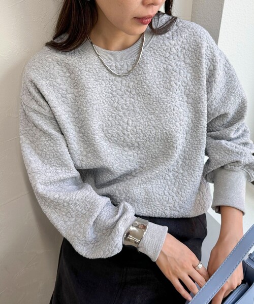 【セール】レオパードジャガードカットプルオーバー（Tシャツ/カットソー）｜fredy emue（フレディエミュ）