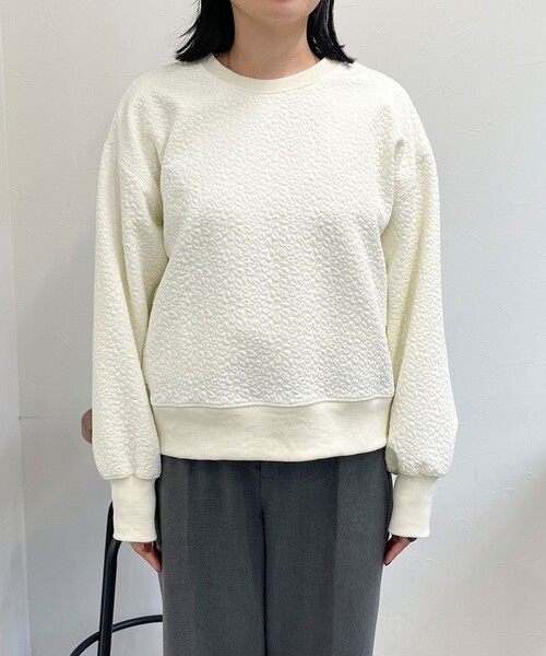 【セール】レオパードジャガードカットプルオーバー（Tシャツ/カットソー）｜fredy emue（フレディエミュ）