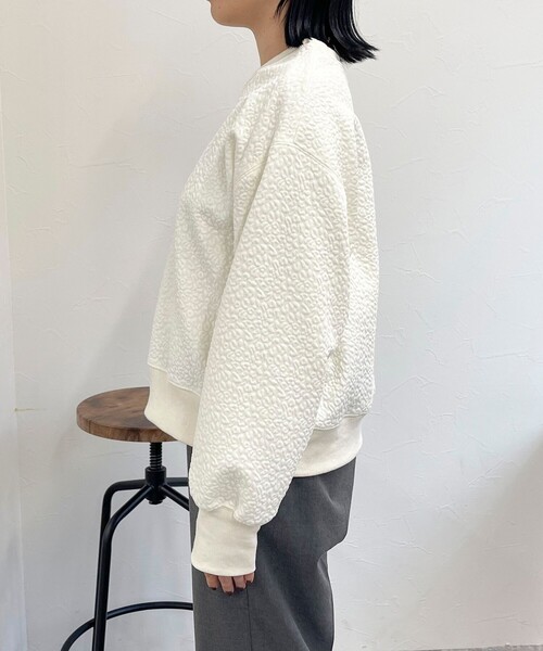 【セール】レオパードジャガードカットプルオーバー（Tシャツ/カットソー）｜fredy emue（フレディエミュ）