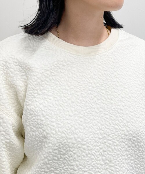 【セール】レオパードジャガードカットプルオーバー（Tシャツ/カットソー）｜fredy emue（フレディエミュ）