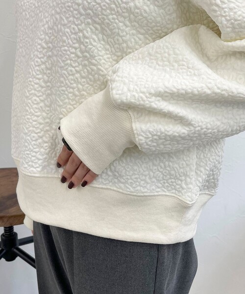 【セール】レオパードジャガードカットプルオーバー（Tシャツ/カットソー）｜fredy emue（フレディエミュ）