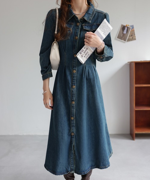 DOUBLE STANDARD CLOTHING デニムワンピース　ロング 楽天市場】ワンピース セール ダブルスタンダードクロージングの通販