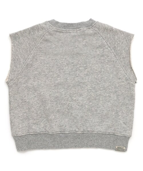 F.O.KIDS（エフオーキッズ）の「ロゴスウェットベスト（ベスト・キッズ・グレー/オレンジ/ネイビー・100/120/160/140）」の8枚目の写真