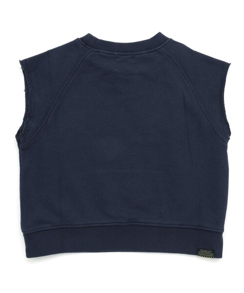 F.O.KIDS（エフオーキッズ）の「ロゴスウェットベスト（ベスト・キッズ・グレー/オレンジ/ネイビー・100/120/160/140）」の9枚目の写真