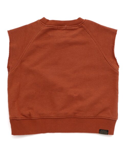 F.O.KIDS（エフオーキッズ）の「ロゴスウェットベスト（ベスト・キッズ・グレー/オレンジ/ネイビー・100/120/160/140）」の10枚目の写真