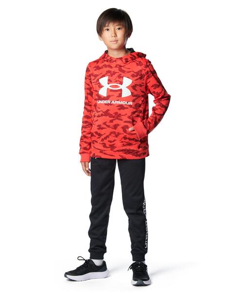 UNDER ARMOUR(アンダーアーマー)の「UAアーマーフリース プリント ジョガーパンツ(トレーニング/キッズ)(Tシャツ/カットソー・キッズ・ブラック・140cm/150cm/160cm/130cm)」の3枚目の写真