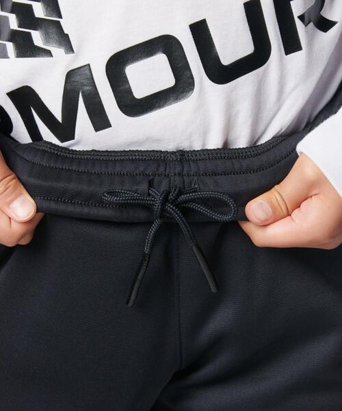 UNDER ARMOUR(アンダーアーマー)の「UAアーマーフリース プリント ジョガーパンツ(トレーニング/キッズ)(Tシャツ/カットソー・キッズ・ブラック・140cm/150cm/160cm/130cm)」の8枚目の写真