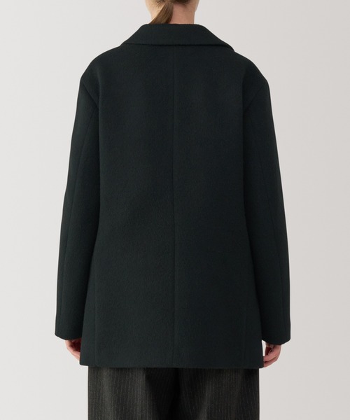 無印良品（ムジルシリョウヒン）の「婦人　再生ウール混ジャケットコート（黒）（ダウンジャケット/コート・レディース・ブラック・XL/L/M/S）」の4枚目の写真