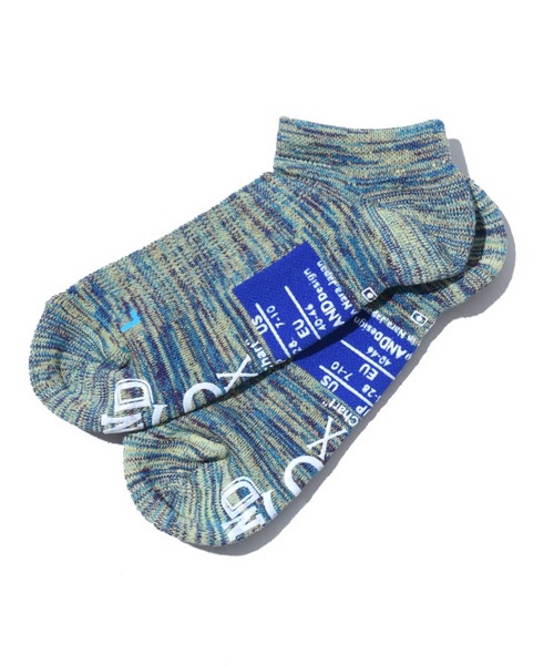 ANDSOX(アンドソックス)の「3-【ANDSOX】SUPPORT PILE SHORT サポートパイルショート 靴下(ソックス/靴下・メンズ・レッド系その他/ブルー系その他/グリーン系その他/オレンジ系/ライトグレー/ブルー/ワイン系/スカイブルー/ブラック/アイボリー・S/M)」の5枚目の写真