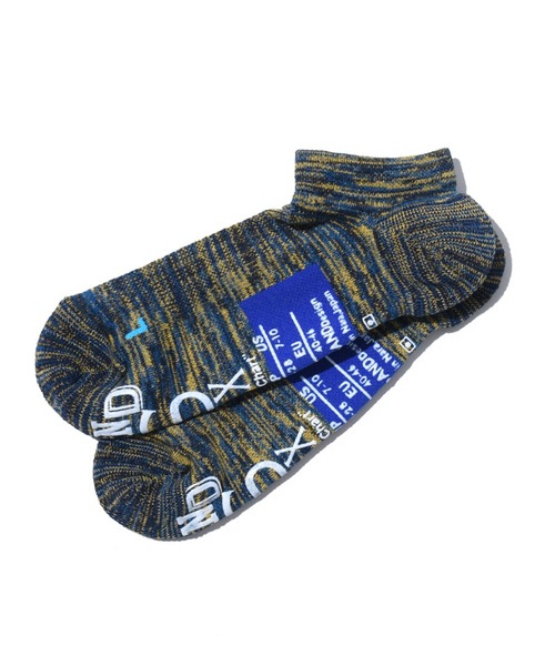 ANDSOX(アンドソックス)の「3-【ANDSOX】SUPPORT PILE SHORT サポートパイルショート 靴下(ソックス/靴下・メンズ・レッド系その他/ブルー系その他/グリーン系その他/オレンジ系/ライトグレー/ブルー/ワイン系/スカイブルー/ブラック/アイボリー・S/M)」の7枚目の写真