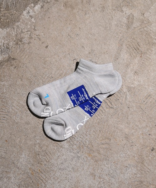 ANDSOX(アンドソックス)の「3-【ANDSOX】SUPPORT PILE SHORT サポートパイルショート 靴下(ソックス/靴下・メンズ・レッド系その他/ブルー系その他/グリーン系その他/オレンジ系/ライトグレー/ブルー/ワイン系/スカイブルー/ブラック/アイボリー・S/M)」の4枚目の写真