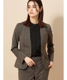 SUIT SQUARE（スーツスクエア）の「WEB限定 ジャケット Vカラー ウォッシャブル TWストレッチ ピンドット（スーツジャケット）」